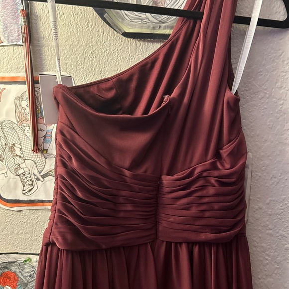 Wine Red David’s Bridal Gown - Picture 4 of 6